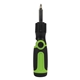 aerial view a green edmund 3- position, 12- bit screwdriver tool, image 1 of 5