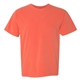 a bright salmon comfort colors(r) garment dyed heavyweight ringspun short sleeve shirt