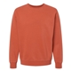 aerial view a amber independent trading company unisex midweight pigment dyed crew neck, image 1 of 3