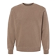 aerial view a clay independent trading company unisex midweight pigment dyed crew neck, image 1 of 3