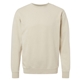 aerial view a ivory independent trading company unisex midweight pigment dyed crew neck, image 1 of 3