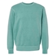aerial view a mint independent trading company unisex midweight pigment dyed crew neck, image 1 of 3