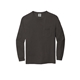 aerial view a pepper comfort colors(r) heavyweight ring spun long sleeve pocket tee, image 1 of 3