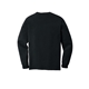 aerial view a black comfort colors(r) heavyweight ring spun long sleeve pocket tee, image 2 of 3
