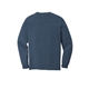 aerial view a blue jean comfort colors(r) heavyweight ring spun long sleeve pocket tee, image 2 of 3