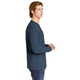 aerial view a blue jean comfort colors(r) heavyweight ring spun long sleeve pocket tee, image 3 of 3