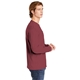 aerial view a brick comfort colors(r) heavyweight ring spun long sleeve pocket tee, image 3 of 3