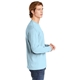aerial view a chambray comfort colors(r) heavyweight ring spun long sleeve pocket tee, image 3 of 3