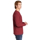 aerial view a crimson comfort colors(r) heavyweight ring spun long sleeve pocket tee, image 3 of 3