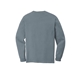 aerial view a granite comfort colors(r) heavyweight ring spun long sleeve pocket tee, image 2 of 3