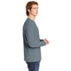 aerial view a granite comfort colors(r) heavyweight ring spun long sleeve pocket tee, image 3 of 3