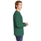 aerial view a light green comfort colors(r) heavyweight ring spun long sleeve pocket tee, image 3 of 3