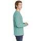 aerial view a seafoam comfort colors(r) heavyweight ring spun long sleeve pocket tee, image 3 of 3