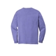 aerial view a violet comfort colors(r) heavyweight ring spun long sleeve pocket tee, image 2 of 3