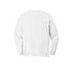 aerial view a white comfort colors(r) heavyweight ring spun long sleeve pocket tee, image 2 of 3