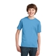 aerial view a aquatic blue port company youth essential t - shirt, image 1 of 6