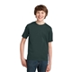 aerial view a dark green port company youth essential t - shirt, image 1 of 5