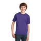 aerial view a purple port company youth essential t - shirt, image 1 of 6
