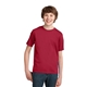 aerial view a red port company youth essential t - shirt, image 1 of 6