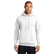 aerial view a white port company classic pullover hooded sweatshirt, image 1 of 6