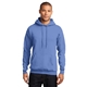 aerial view a carolina blue port company classic pullover hooded sweatshirt, image 1 of 6