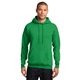 aerial view a clover green port company classic pullover hooded sweatshirt, image 1 of 6