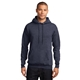 aerial view a heather navy port company classic pullover hooded sweatshirt, image 1 of 6
