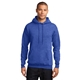 aerial view a heather royal port company classic pullover hooded sweatshirt, image 1 of 6