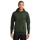 aerial view a olive port company classic pullover hooded sweatshirt, image 1 of 6