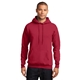 aerial view a red port company classic pullover hooded sweatshirt, image 1 of 6