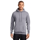 aerial view a silver port company classic pullover hooded sweatshirt, image 1 of 6