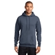 aerial view a steel blue port company classic pullover hooded sweatshirt, image 1 of 6