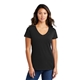 a jet black port company(r) ladies fan favorite v - neck tee