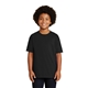 aerial view a black gildan(r) - youth ultra cotton(r) 100 cotton t - shirt, image 1 of 6