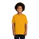 aerial view a gold gildan(r) - youth ultra cotton(r) 100 cotton t - shirt, image 1 of 6