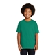 aerial view a kelly green gildan(r) - youth ultra cotton(r) 100 cotton t - shirt, image 1 of 6