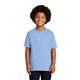 aerial view a light blue gildan(r) - youth ultra cotton(r) 100 cotton t - shirt, image 1 of 6
