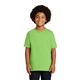 aerial view a lime gildan(r) - youth ultra cotton(r) 100 cotton t - shirt, image 1 of 6