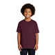 aerial view a maroon gildan(r) - youth ultra cotton(r) 100 cotton t - shirt, image 1 of 6