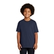aerial view a navy gildan(r) - youth ultra cotton(r) 100 cotton t - shirt, image 1 of 6