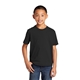 aerial view a jet black port company(r) youth fan favorite(tm)tee, image 1 of 7
