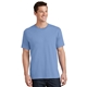 aerial view a light blue port company 5.4 oz 100 cotton t - shirt, image 1 of 6