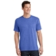 aerial view a heather royal port company 5.4 oz 100 cotton t - shirt, image 1 of 6