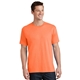 aerial view a neon orange port company 5.4 oz 100 cotton t - shirt, image 1 of 6