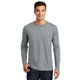 aerial view a heathered steel district made mens perfect weight long sleeve tee, image 1 of 6