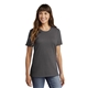 a charcoal port company(r) ladies core cotton tee