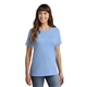 a light blue port company(r) ladies core cotton tee