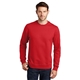 aerial view a bright red port company(r) fan favorite(tm) fleece crewneck sweatshirt, image 1 of 5