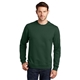 aerial view a forest green port company(r) fan favorite(tm) fleece crewneck sweatshirt, image 1 of 5