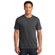 aerial view a black heather jerzees(r) - heavyweight blend(tm) 50/50 cotton / poly t - shirt., image 1 of 6